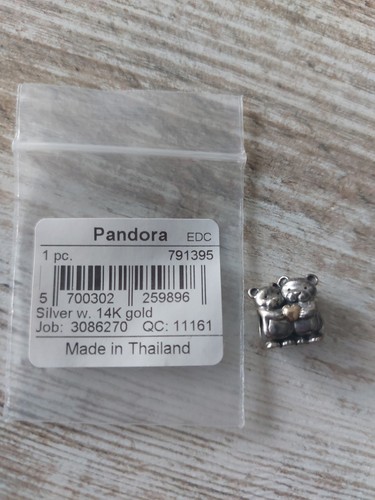 Pandora bear hug sterling - pandora,