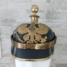 Pickelhaube f.einen preussischen  Reserv. Offiz. Artellerist Fussartillerie Orig