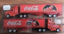 2 x Coca-Cola-Sattelschlepper, LKW, Weihnachtsmotiv, Sammlerstücke, Spielzeug