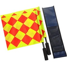  2 Pcs Schiedsrichter Fahnen Fußball-schiedsrichterflagge Sportflaggen