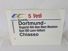 Zuglaufschild EC EuroCity 5