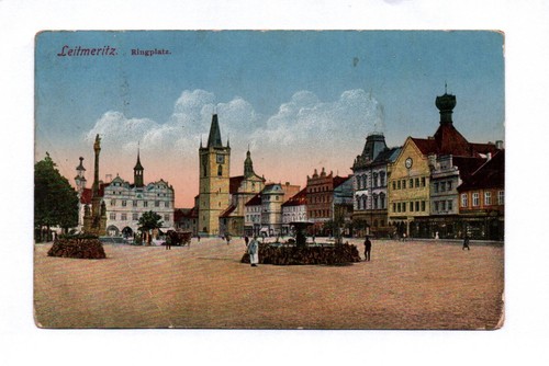 Leitmeritz ringplatz - ak,