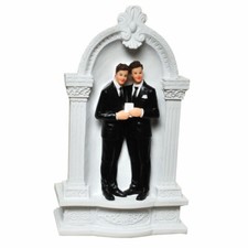 Spardose Männerpaar Pagode