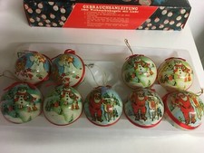 9 Weihnachtskugeln 6 cm, Christbaumkugeln beleuchtet - 3Pagen