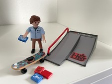 Playmobil Skateboard Fahrer mit Rampe