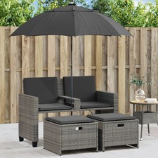 Gartensofa mit sonnenschirm - gartensofa,