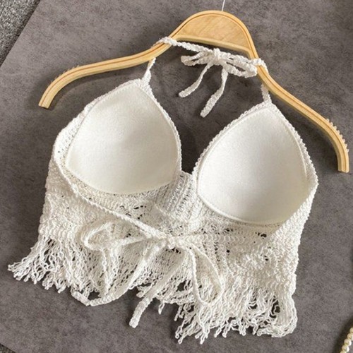 Sommer damen boho häkel - boho, weste