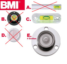 BMI Dosenlibelle 20 , 25 , 30 , 50 , 55 , 80 od. 100mm verschiedene Ausführungen