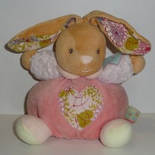 Kuscheltuch Hase Kaloo - Liberty - Zeichnung Herz