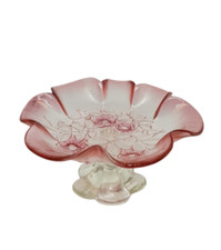 ✅ Glas Vase Blumenform -