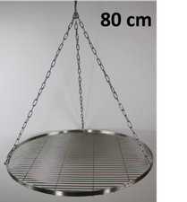 Grillrost Kette Schwenkgrill Edelstahl  Grill 30 40 50 60 70 80 cm Ø4 TR-FLAMES