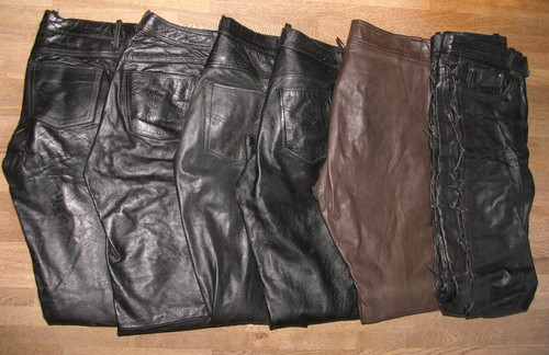 Getragene herren lederjeans - 5, herren-