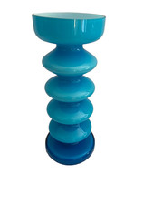 Skandinavische Kunst Glas Vase 19 cm hoch