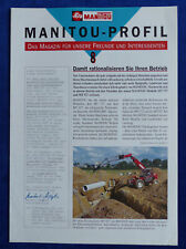 023) Manitou Magazin Nr. 8 Teleskoplader MT 727 927 MLT 526  626 Stapler MSI