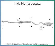 Auspuffanlage für Opel Zafira