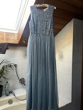 ballkleid 36 lang. Blau