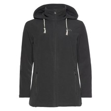 H.I.S Damen Fleecejacke »Große Größen« Kapuze Taschen mit Reißverschluss Gr. 48