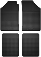Gummifußmatten für: Audi A2 (bj. 2000-2005) Schwarz Automatten 4-tlg set