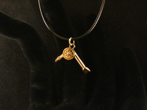Fön anhänger mit kette - mit,