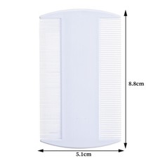 3 Stück feine Zahnnissenkamm Tierfell Haare Floh Ei doppelseitige Kopfentfernungsbürste