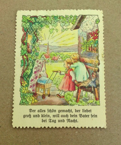 Altes fleißbildchen - altes,