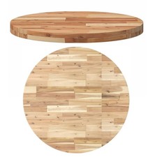 Tischplatte Massivholz Akazie Holzplatte für Esstisch Bartisch Beistelltisch Neu