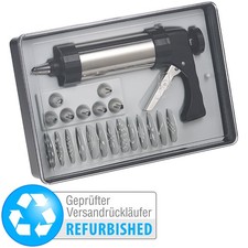 Profi-Edelstahl-Gebäckpresse & Garnierspritze (Versandrückläufer)