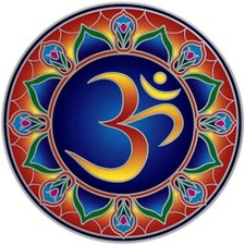 Fensterbild "Cosmic OM"
