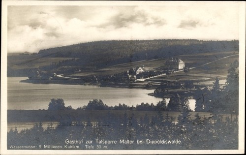 Malter dippoldiswalde - ak,