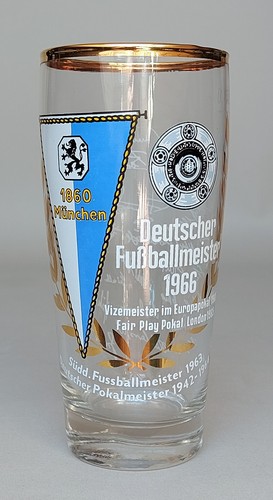 Altes fußball bier glas 1860 - altes,