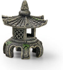 Aquariumdekoration Asien Tempel mit Versteckmöglichkeit detailreich gestaltet