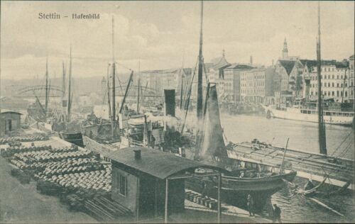 Ansichtskarte stettin 1910 - ansichtskarte, um
