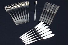 21x WMF Hamburg Besteck Cromargan Menübesteck Fischmesser Messer Gabel Löffel