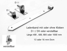 Ladenband Set mit Kloben