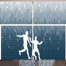 Fußball Rustikale Gardine