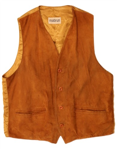 Mabrun herren wildleder weste - wildleder,
