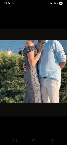 Abendkleid mit steinen - abendkleid,