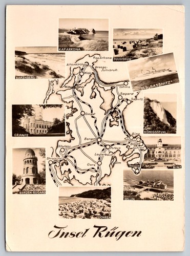 Postkarte insel rügen - postkarte,