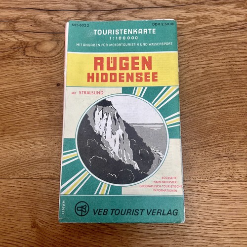 Ddr touristenkarte rügen - touristenkarte,