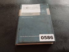 586 Mercedes Benz Tabellenbuch Diverse Themen