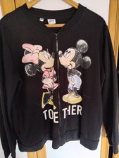 Sweatjacke Größe 44/46 , Disney, Schwarz