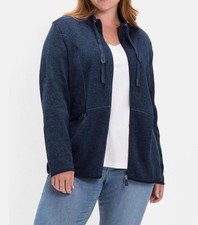 Sheego Damen Fleecejacke