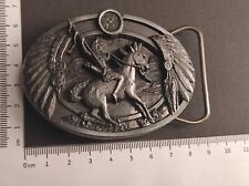 Buckle/Gürtelschnalle, INDIAN WARRIOR, 90er, Buckles of America, USA, VINTAGE