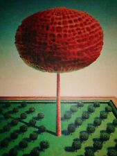 Rudolf Hausner "Adams Lebensbaum", Serigraphie in leuchtenden Farben, 1975