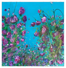 ABSTRAKTES ACRYL STRUKTUR