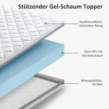 10CM Topper Gel Kaltschaum