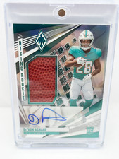 De'Von Achane 2023 Phoenix Silver Rookie Patch Auto RPA /199 SP RC Dolphins