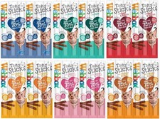 Webbox *NEU* 6er Pack gemischte Katzensticks Kätzchen Fleisch Stick 180g (6er Pack) 