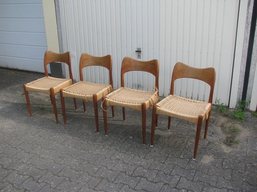 Teak stühle wohl arne - 4,