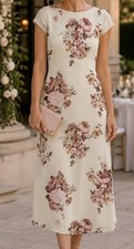 Laura ashley seidenkleid - -,